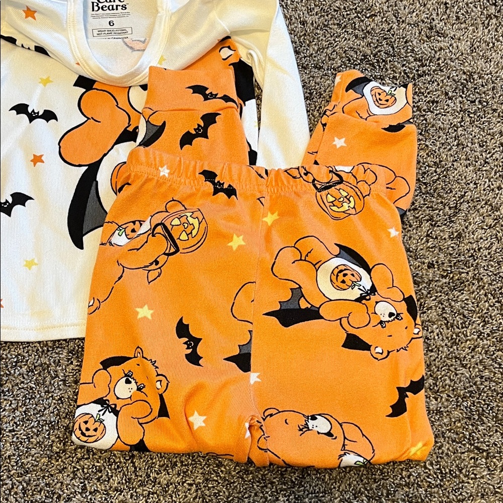 Halloween Care Bears Pajama Set with pumpkin knee high socks - Picture 10 of 11